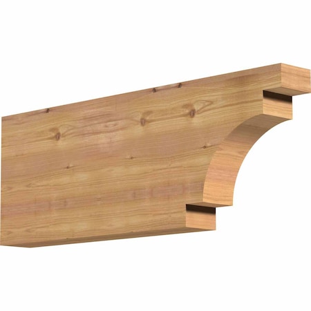 Ekena Millwork Mediterranean Smooth Rafter Tail, Western Red Cedar, 3 1/2"W x 12"H x 32"L RFT04X12X32MED00SWR